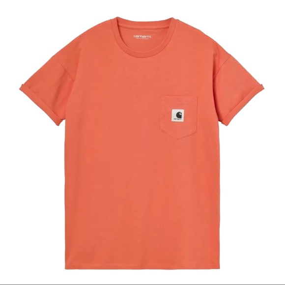 Carhartt WIP Pocket Tee, Shrimp - Medium - Picture 3 of 7